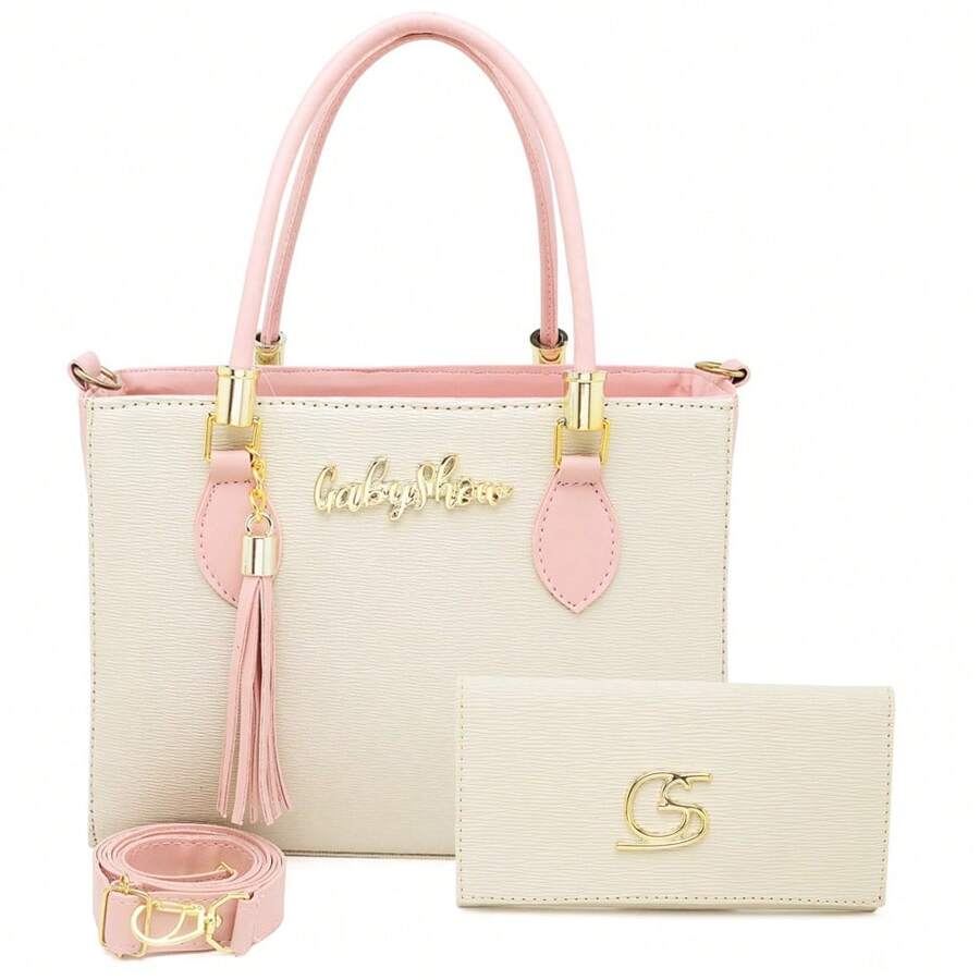 Women Shoulder Bags - 米色 - 查看 1
