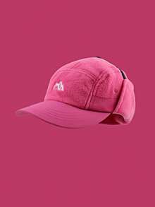 1pc Unisex Multifunctional Winter Baseball Cap With Ear Flaps, Letter Embroidery Decoration, Retro Style, Warm-Keeping For Outdoor Activities - Multicolor - View 2