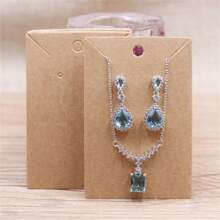 50入組各種風格的珠寶套裝卡,6*9cm項鍊、耳環、吊墜卡 - 6 x 9cm - 查看 21