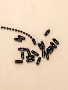 1 卷 5m 不鏽鋼串珠鏈 - 黑色 - 查看 3