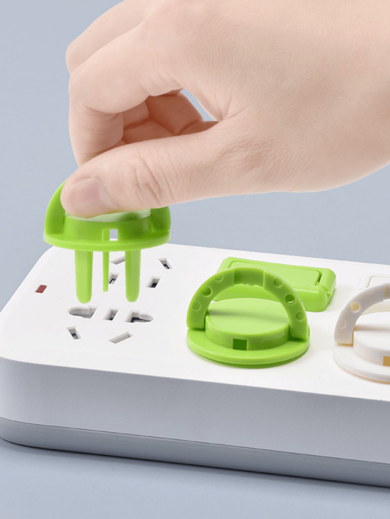 10pcs Insulated Safety Electric Socket Cover For Children Babies, Two