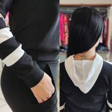 Women Two-Piece Outfits - 紅木色 - 查看 4
