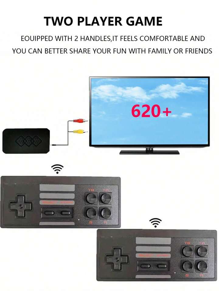 Wireless controller set game TV stick supports multiplayer gaming 