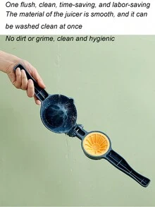 1 件多功能檸檬果汁機、手動柳橙汁、柚子、石榴榨汁機。適合廚房,橘子,蘋果,石榴,梨,大人小孩都喜歡。家庭必需品 - 黃色 - 查看 8
