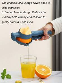 1 件多功能檸檬果汁機、手動柳橙汁、柚子、石榴榨汁機。適合廚房,橘子,蘋果,石榴,梨,大人小孩都喜歡。家庭必需品 - 黃色 - 查看 6
