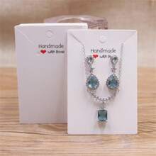 50入組各種風格的珠寶套裝卡,6*9cm項鍊、耳環、吊墜卡 - 6 x 9cm - 查看 16