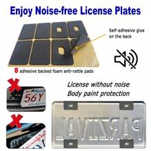 2 件美国国旗牌照框 - 美国爱国黑白汽车标签盖带螺丝帽紧固件，4 孔重型细线铝支架 - 黑與白 - 查看 8