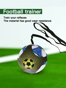 fútbol elástico ajustable balón de fútbol auxiliar equipo de entrenamiento