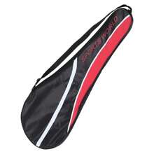 1pc Badminton Bag Racket Cover Racquet Shoulder Tennis Case Bags Pouch Storage Holder Kit Set Oxford Organizing Cloth Supply - Black - View 4