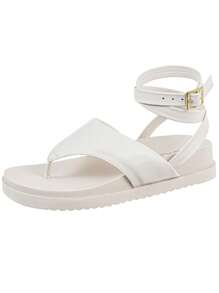 GiGiL Women Flat Sandals - 白色 - 查看 2