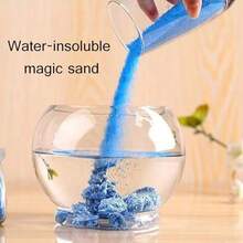 2pcs Random Color Non-Wet Toy Sand, Magic Sand Color Magic Sand Insoluble In Water, Diy Novelty Toys - Multicolor - View 7