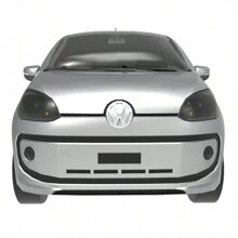 Emblema Letreiro TSI Adesivo Dianteira Linha VW UP - Preto - Visão 6