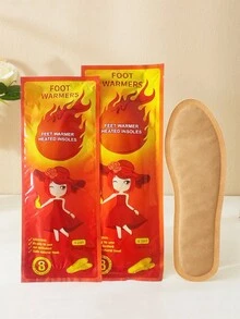 1 双冬季男女通用自热暖脚器，可拆卸且自热。它们柔软、透气，可快速加热以温暖您的双脚。加热鞋垫，圣诞礼物 - 1雙 - 查看 3