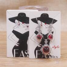 50入組各種風格的珠寶套裝卡,6*9cm項鍊、耳環、吊墜卡 - 6 x 9cm - 查看 15