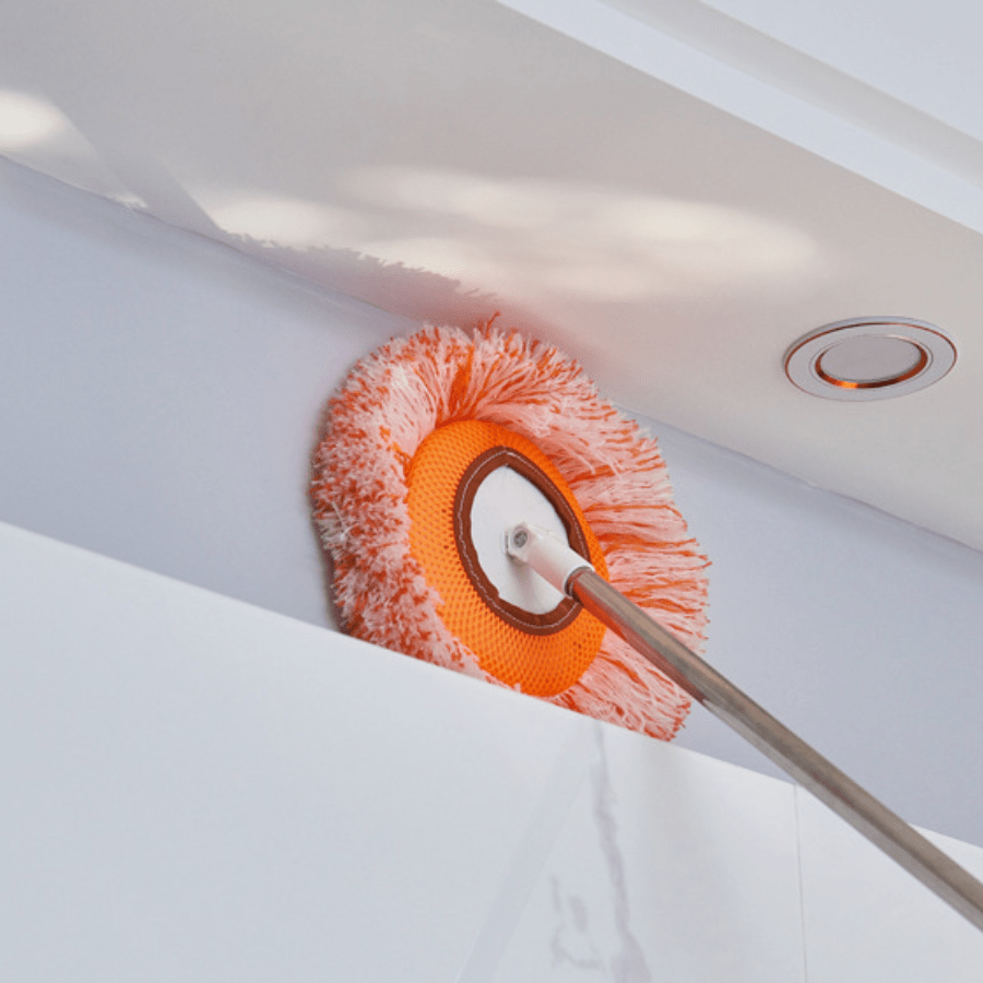 1 Set Of Wet And Dry Mops, Retractable Sunflower Mops, Dust Removal And