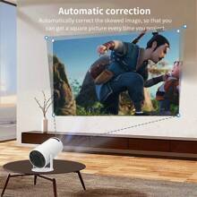 Mini Projector, Support 1080P Portable Projector, Smart Projector With