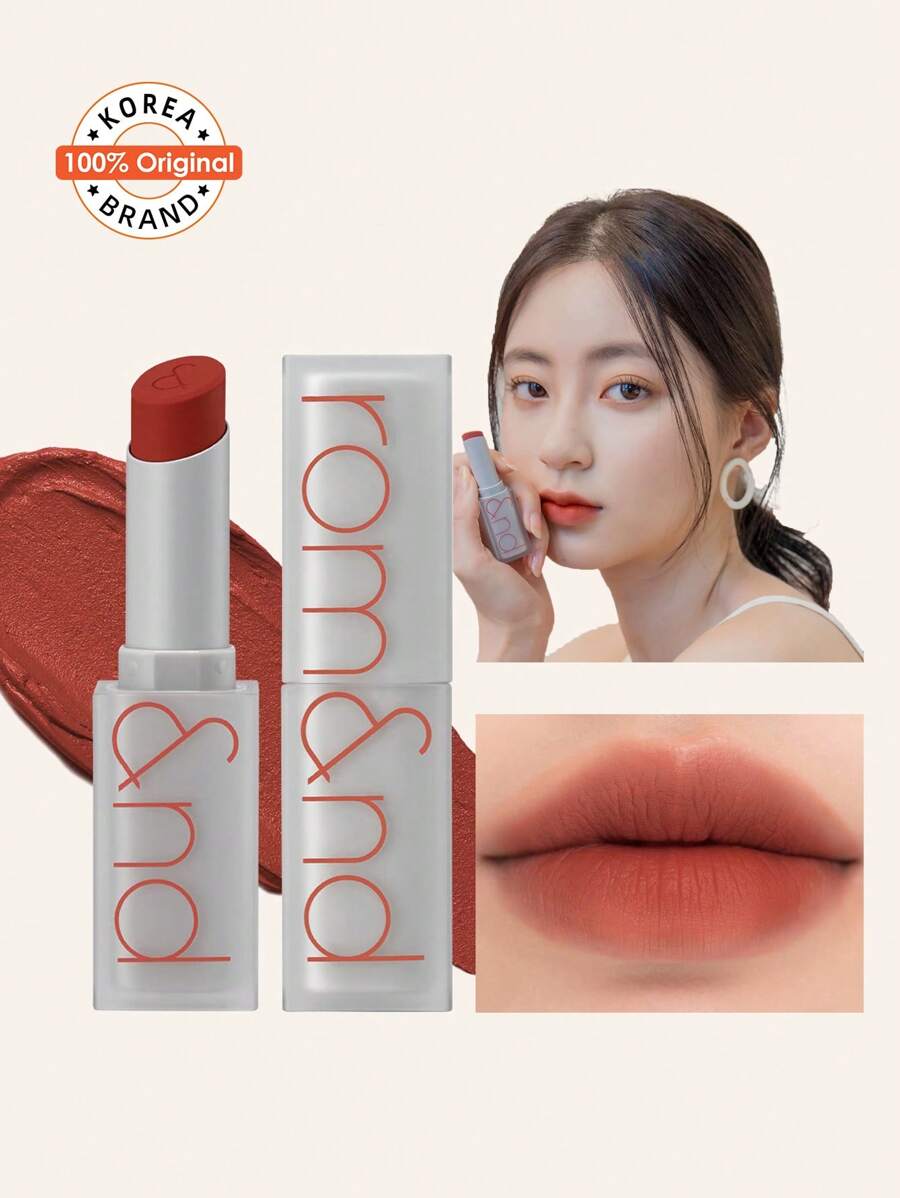 Rom&nd Romand GLASTING MELTING BALM 霧面 5 EVENING 3.5g/0.12oz,柔滑融化薄膜質地,溫柔透亮光澤色,便攜口袋尺寸,輕盈舒適日常護唇,韓美妝,Olive Young,禮物 - Matte 5 EVENING - 查看 1