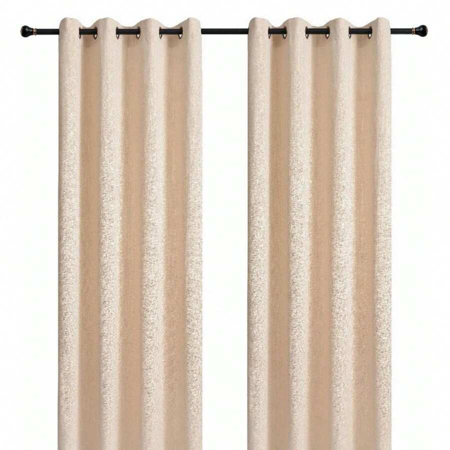 1 Cortina Para Sala, Cortinas Para Ventanas 1.5x2.3m Cortinas Para Sala Habitacion - crema - Ver 1