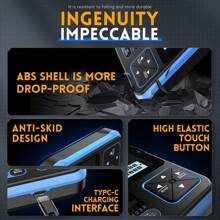 Dso-tc3數字示波器晶體管測試儀信號發生器三合一多功能電子元件測試儀 - 藍色 - 查看 6