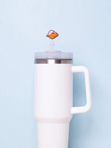 4pcs 0.4in/10mm Diameter Shell Shape 3d Silicone Straw Cover, Dustproof Straws, Compatible With 40oz Insulated Cup, Reusable Silicone Straw Adapter(Not Pvc But Silicone) For 0.4in/10mm Diameter Straws, Soft Protective Sleeve - Multicolor - View 5