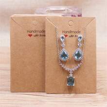 50入組各種風格的珠寶套裝卡,6*9cm項鍊、耳環、吊墜卡 - 6 x 9cm - 查看 19
