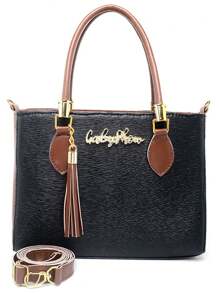 Women Shoulder Bags - 杏色 - 查看 1