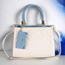 Women Tote Bags - 藍色 - 查看 2