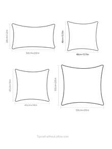 1pc Striped Pattern Printed Cushion Cover, Modern Pillowcase, Single-Side Printing, Sofa, Home Decorative Pillowcase - Multicolor - View 2