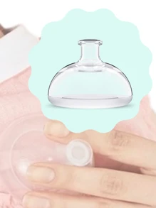 Chest Percussion Cup, Professional Palm Thumper For Mucus Discharge By Percussion And Gravity-Assisted Postures - Clear - View 1