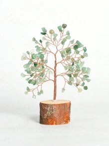 1入組手工製作的七輪生命樹水晶樹，具有正向的能量，可用於風水裝飾、招財、療癒、家居裝飾或心靈禮物 - 水晶樹 - 查看 12