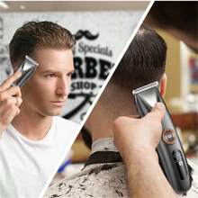 New Electric Hair Clipper - Blue - View 3