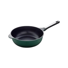 Arnest Super Belfina Premium Diamond Coated Non-Stick Frying Pan IH Corresponding To Deep Type 24cm - Black - View 1