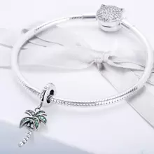 bamoer 1 PC 925 Sterling Silver Shiny Camera Beads Giraffe Pendant Charms For Women Girl Bracelet And Necklace DIY Fine Jewelry