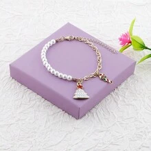 3 件裝時尚聖誕手鍊,人造珍珠珠手鍊,適合女士,聖誕禮物 - SD060 - 查看 9