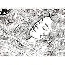 Adult Coloring Book With 32 Pages Van Gogh Style Starry Night Coloring Patterns , Art Supplies For Stress Relief , Relaxing , Reflecting And Decompressing - Ideal Christmas Gift For Men , Women And Teens Back To School,Mother's Day,Mom's Gift,Back To School,School Supplies