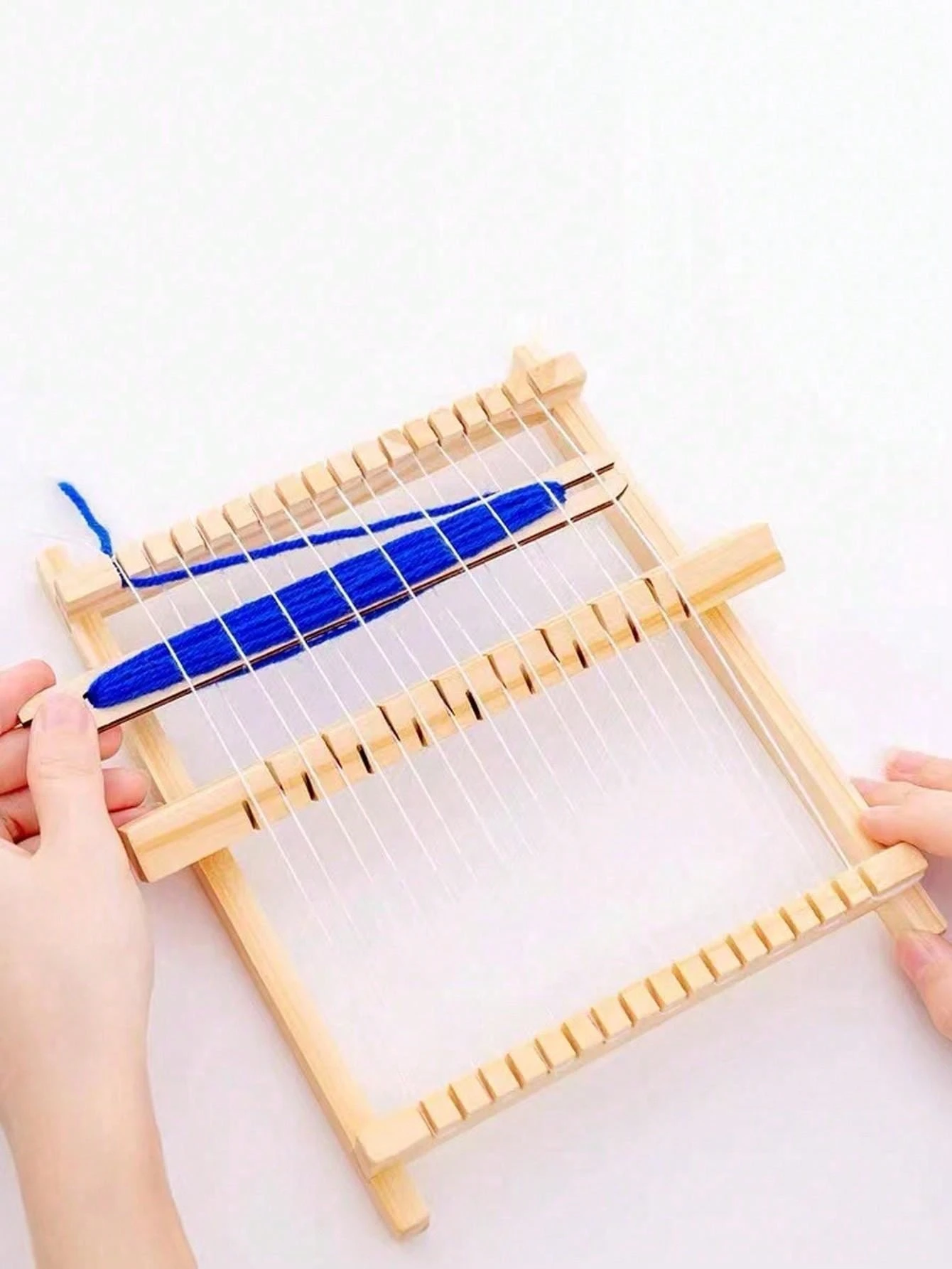 NewZC Petit Métier à Tisser Enfant De 6 à 12 Ans - 25 X 28 Cm Cadre