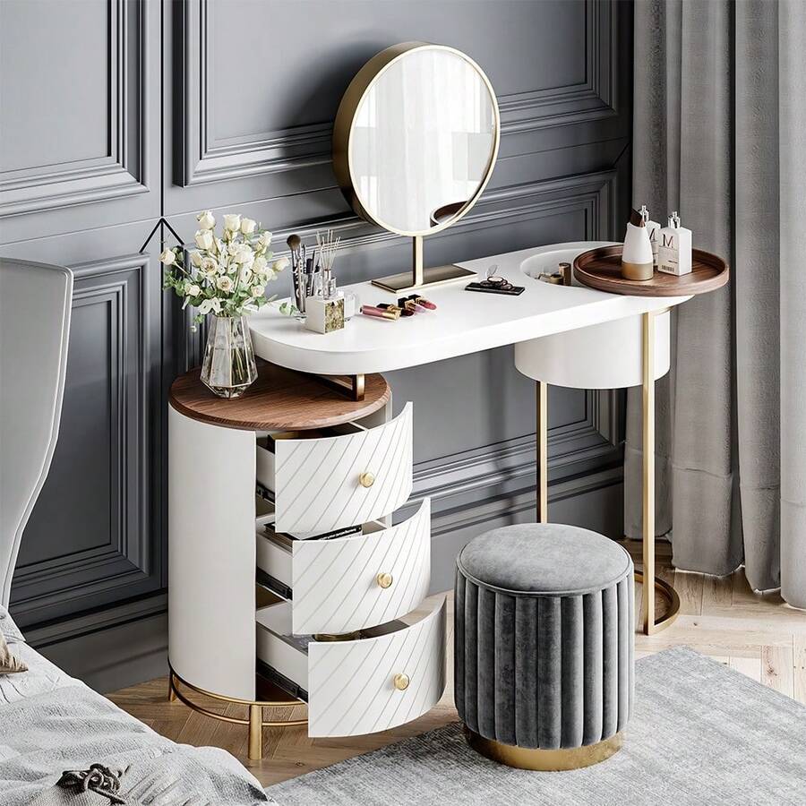 Vanities & Vanity Benches - White - View 1