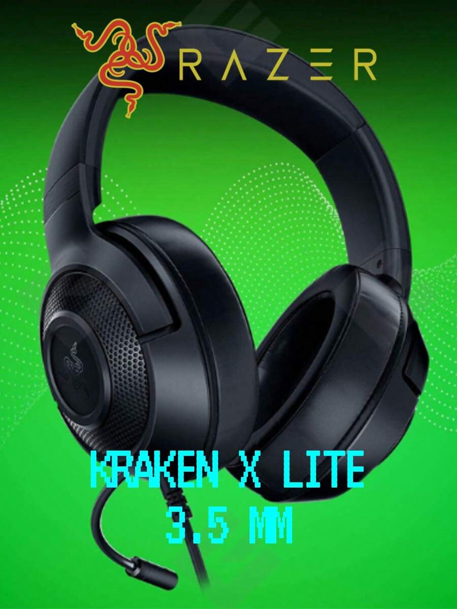 Audifonos Gamer con Micrófono Alámbricos Razer Kraken X Lite 7.1 Headset RZ04-02950100-R3 - Negro - Ver 1