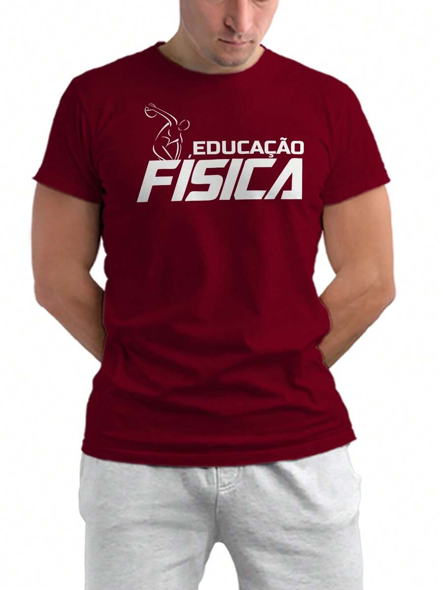 Men T-Shirts - Màu Đỏ Sâu - Xem 1