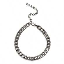 1 Piece Of Punk Hip-Hop Minimalist Design, Pure Pigment Chain, Exaggerated Thick Chain, Versatile Geometric Chain Bracelet, Same Style For Men And Women, Suitable For Daily Wear - Men's Chain Bracelet - View 6