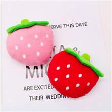 1入組柔軟犬繩聲音玩具，水果和動物造形，適用於貓和狗寵物用品，耐咬球 - 彩色 - 查看 6