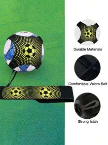 fútbol elástico ajustable balón de fútbol auxiliar equipo de entrenamiento