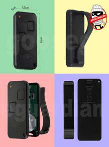 Controle Remoto Portão Rossi Ntx 433 Dz Nano Atto Dz3 Dz4 Bv - Preto - Visão 4