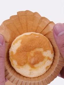 30 件草帽紙杯蛋糕內襯、鬆餅包裝紙、烘焙模具 - 棕色 - 查看 5