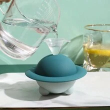 1pc Random Color Small Ice Ball Mold Whiskey Small Flying Saucer Round Ice Ball Ice Maker Mold - Multicolor - View 3