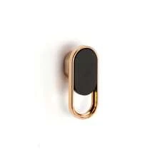 1个白色衣柜抽屉把手 现代简约个性化门把手 轻奢橱柜门把手 儿童房旋钮 - 黑色 - 查看 10