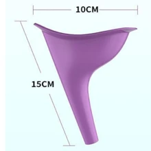 Portable Stand Up Female Urinal For Cars, Outdoor Activities, Traffic Jam Emergencies With Urine Bag