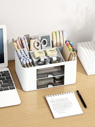1 stuk potloodhouder, opbergdoos voor op het bureau, kinderen, bureau, penorganizer, creatieve schrijfwaren, terug naar school, schoolbenodigdheden, etui, etui, schooltas