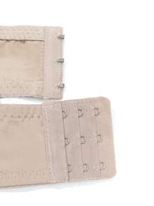 1 件裝女式加厚聚攏胸罩帶刺繡飾邊,米色 - 米色 - 查看 5