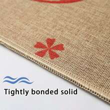 1pc Floral Printed Linen Kitchen Mat, With Modern Simple Style, Quick Drying, Non-Slip, Suitable For Kitchen Sink, Bathroom And Laundry Room (Please Choose The Right Size And Pattern) - Multicolor - View 11